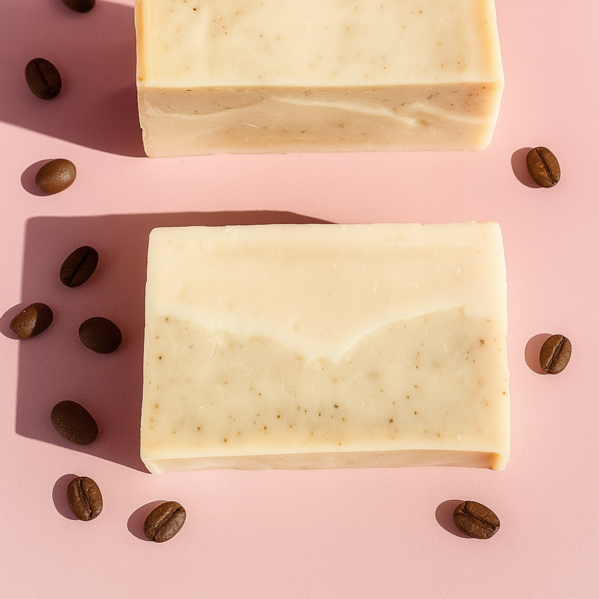 Coffee Cold Process Soap is a handcrafted artisan bar made with real coffee grounds for gentle exfoliation and a rich, invigorating aroma. Its warm, roasted coffee scent energizes your senses while the creamy lather leaves skin feeling refreshed and pampered. Perfect for coffee lovers, this natural soap adds a touch of indulgence to your daily routine, making it a great gift or self-care treat.