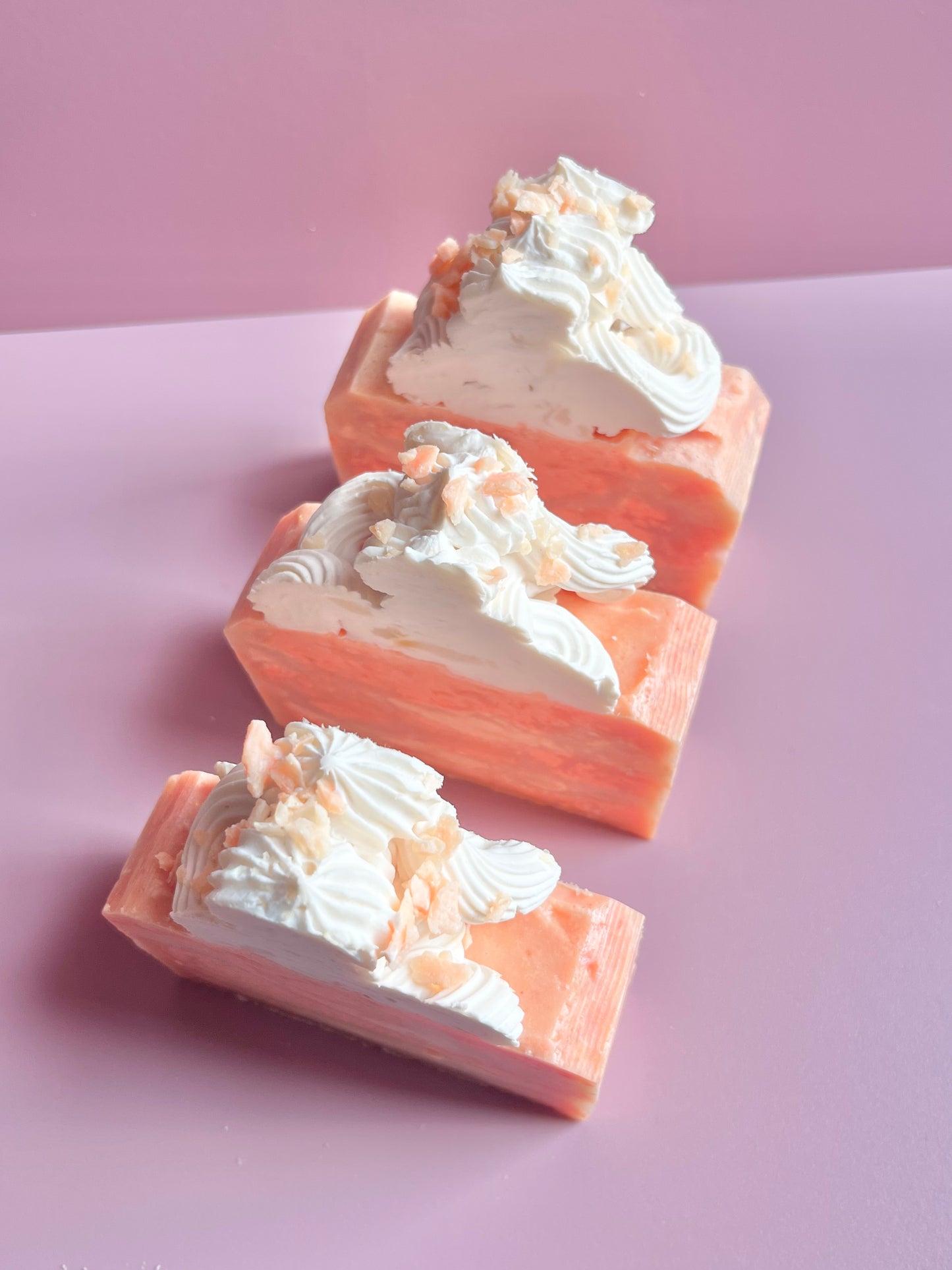 PEACH BELLINI COLD PROCESS SOAP