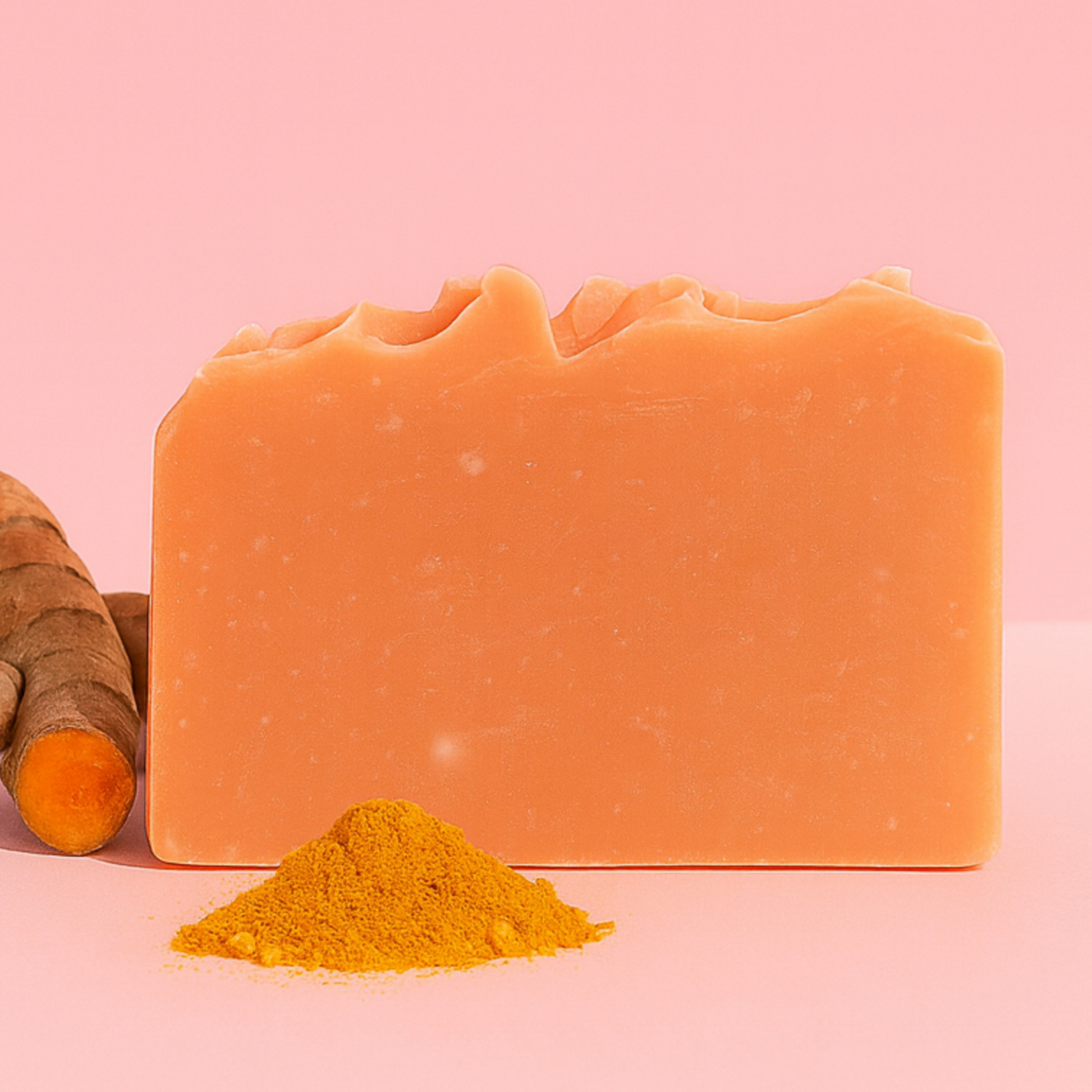 Clove & Turmeric Cold Process Soap is a handcrafted, all-natural bar featuring the rich, golden hue of turmeric and the warm, spicy fragrance of clove. This artisanal soap creates a creamy lather that leaves skin feeling fresh and pampered, while its vibrant color and inviting scent make every wash a sensory delight. Perfect for adding a touch of natural luxury to your daily routine.
