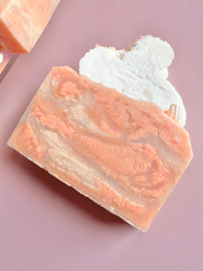 PEACH BELLINI COLD PROCESS SOAP